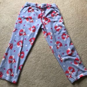 Fluffy Fox PJ Pants